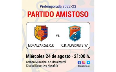 Esta tarde, amistoso del primer equipo frente al CD Alpedrete