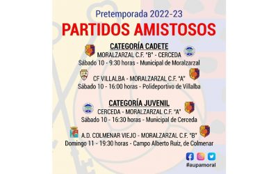 Amistosos 10 y 11 de septiembre