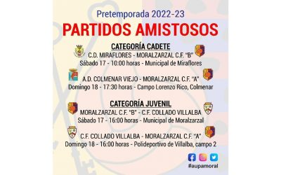 Amistosos 17 y 18 de septiembre