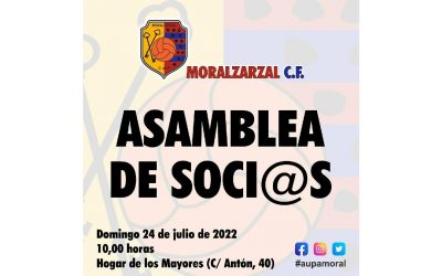 La asamblea de socios, el 24 de julio en el Hogar