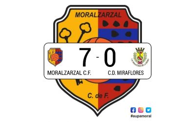 Espectacular goleada al CD Miraflores