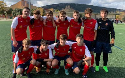 Doblete de Óscar en la victoria del Cadete B ante el San Agustín