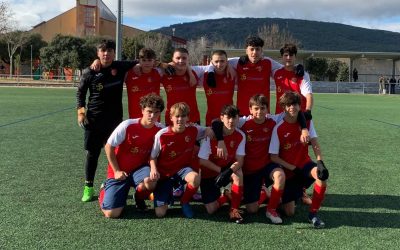Festival de goles y reparto de puntos entre el Cadete B y el Aravaca